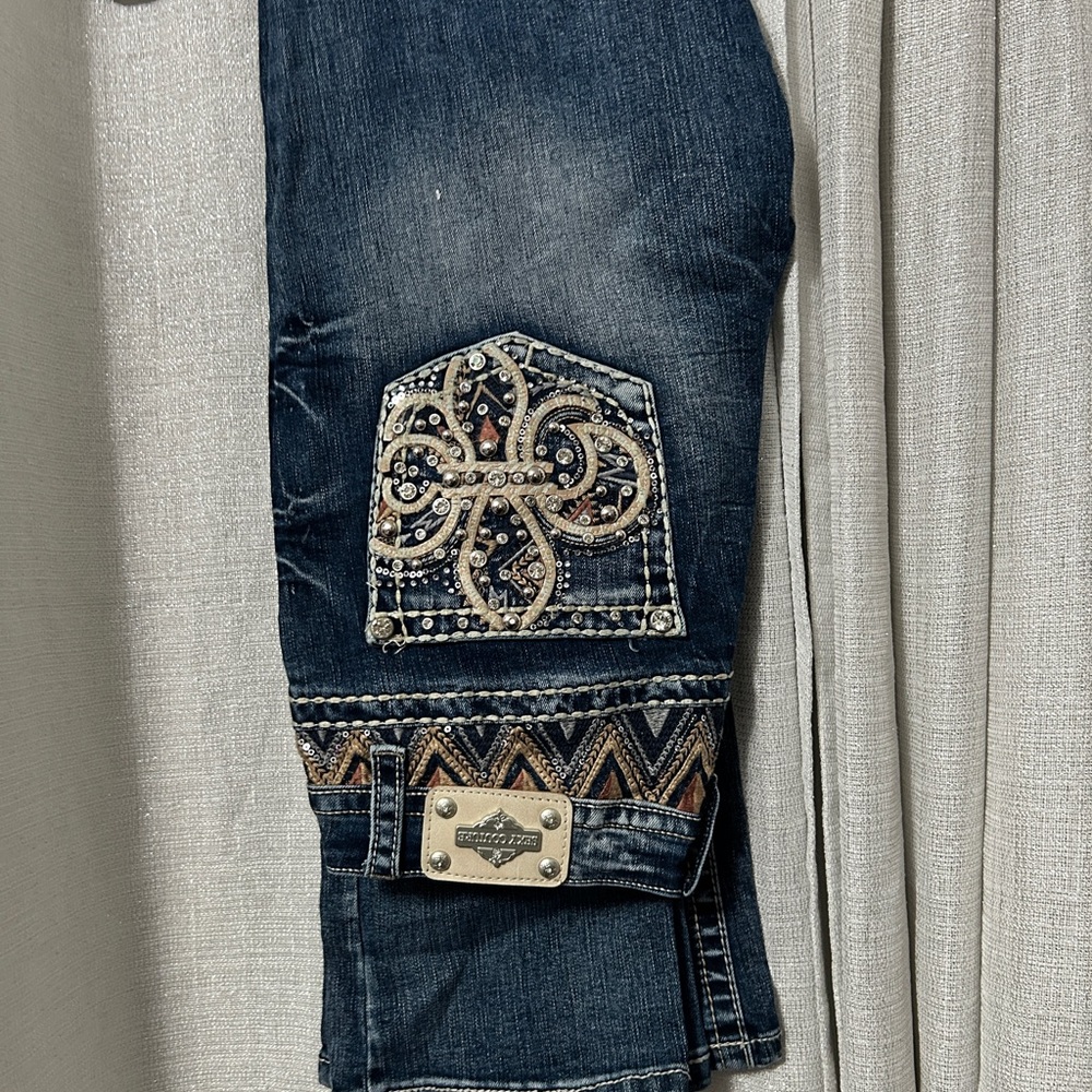 Embellished Boot Cut Jeans